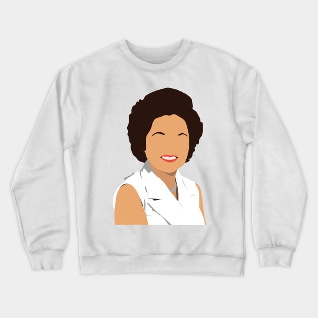 Patsy Mink Crewneck Sweatshirt by itsaulart